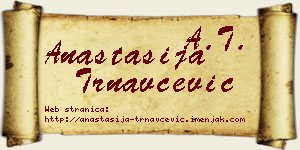 Anastasija Trnavčević vizit kartica